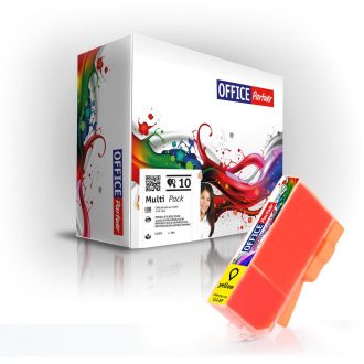 OFFICE-Partner Premium Tinte alternativ zu Canon CLI-8 Y - 10er Set (gelb)