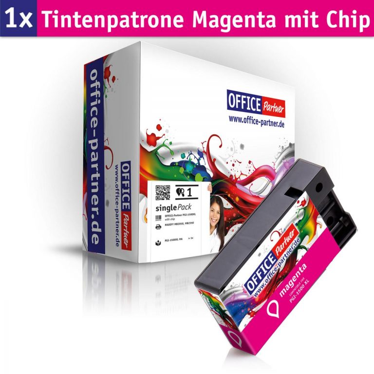 OFFICE-Partner Premium Tinte alternativ zu Canon PGI-1500XL M - magenta