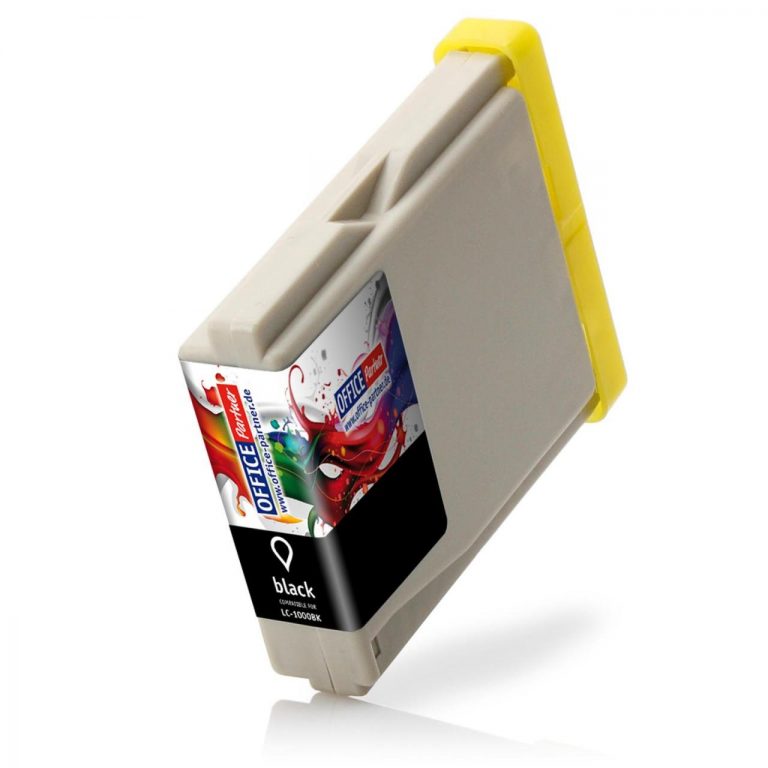 OFFICE-Partner Premium Tinte alternativ zu Brother LC970 / LC1000 BK - schwarz