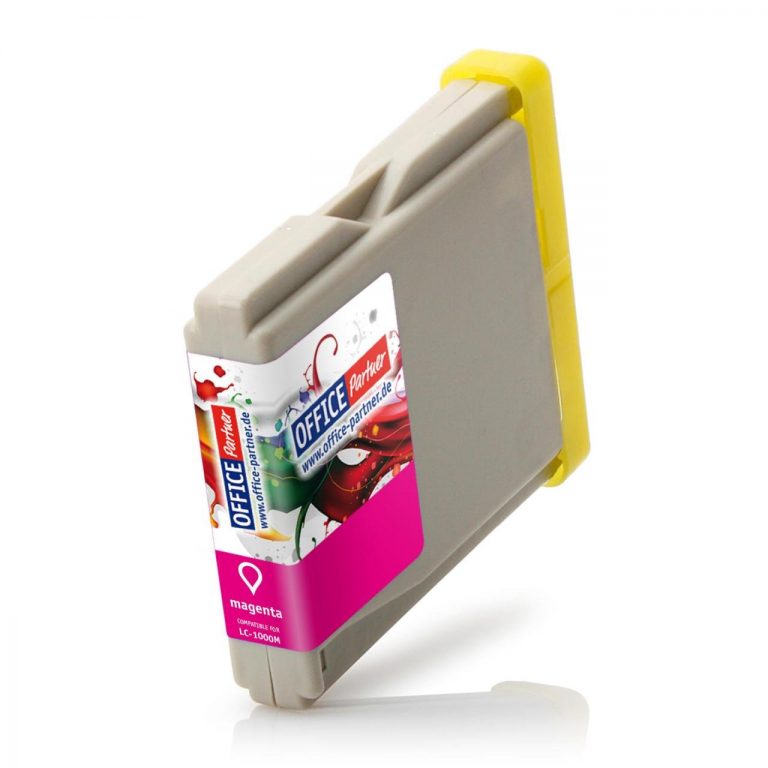 OFFICE-Partner Premium Tinte alternativ zu Brother LC970 / LC1000 M - magenta
