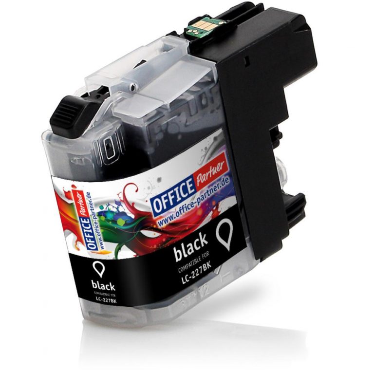 OFFICE-Partner Premium Tinte alternativ zu Brother LC227XL BK - schwarz