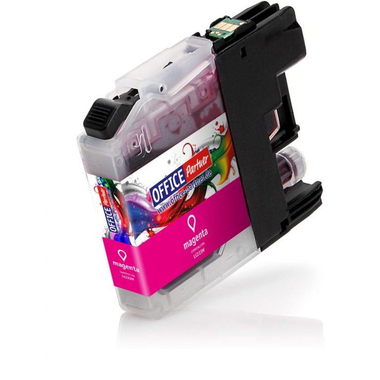 OFFICE-Partner Premium Tinte alternativ zu Brother LC223 M - magenta