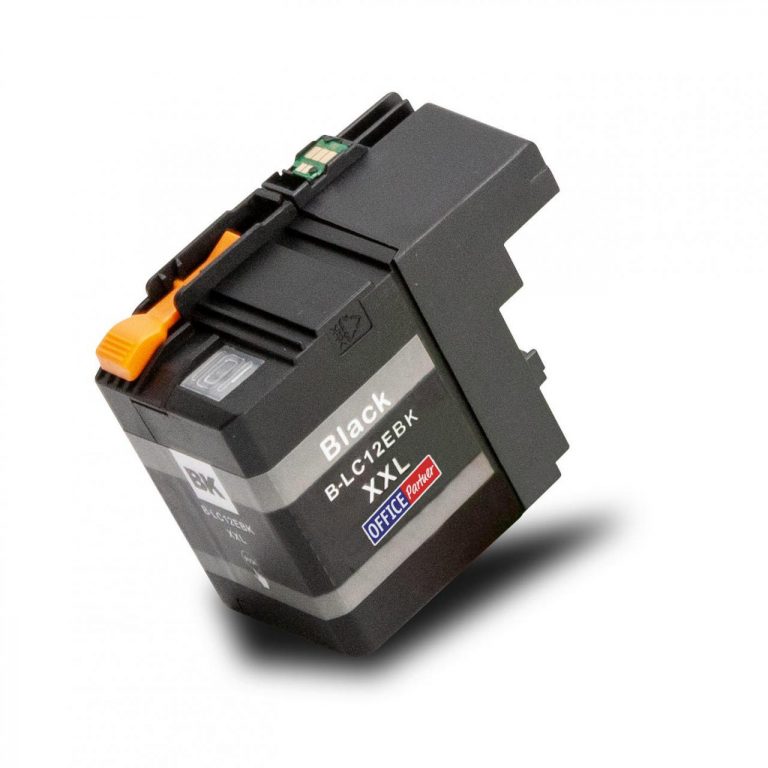 OFFICE-Partner Premium Tinte alternativ zu Brother LC12E BK - schwarz