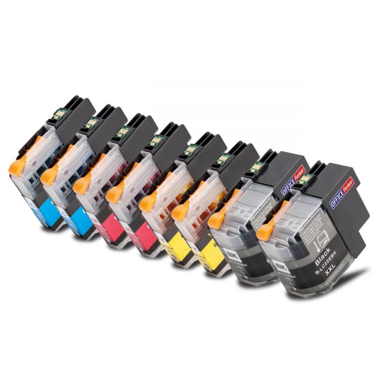 OFFICE-Partner Premium Tinte alternativ zu Brother LC22E XL - 8er Set