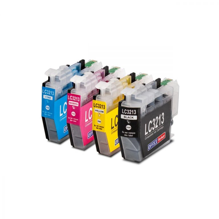 OFFICE-Partner Premium Tinte alternativ zu Brother LC3213 - 4er Set