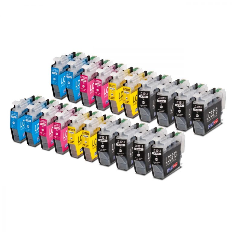OFFICE-Partner Premium Tinte alternativ zu Brother LC3213 - 20er Set
