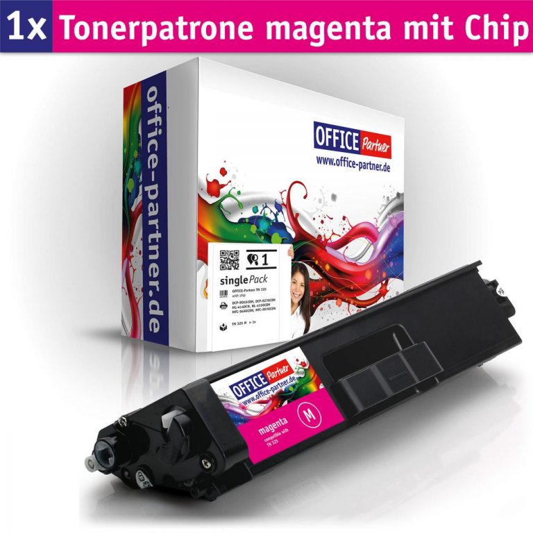 OFFICE-Partner Premium Toner alternativ zu Brother TN325 M - magenta