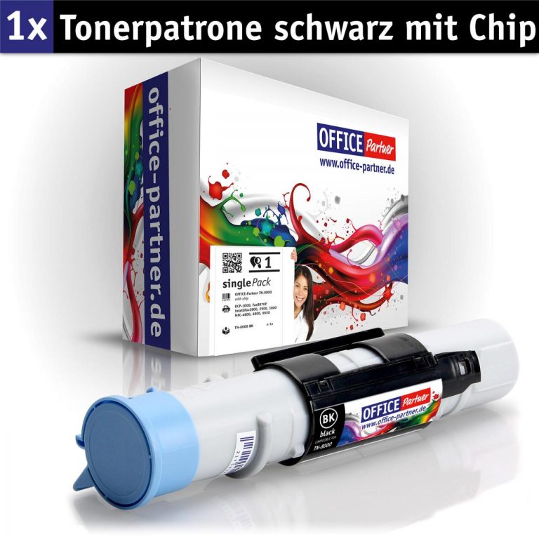 OFFICE-Partner Premium Toner alternativ zu Brother TN8000 BK - schwarz