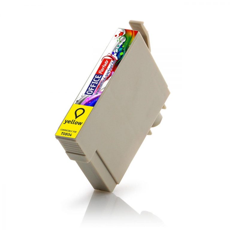 OFFICE-Partner Premium Tinte alternativ zu Epson T0804 Y - gelb