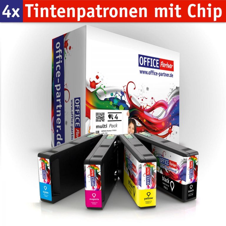 OFFICE-Partner Premium Tinte alternativ zu Epson T7011-14 - 4er Set