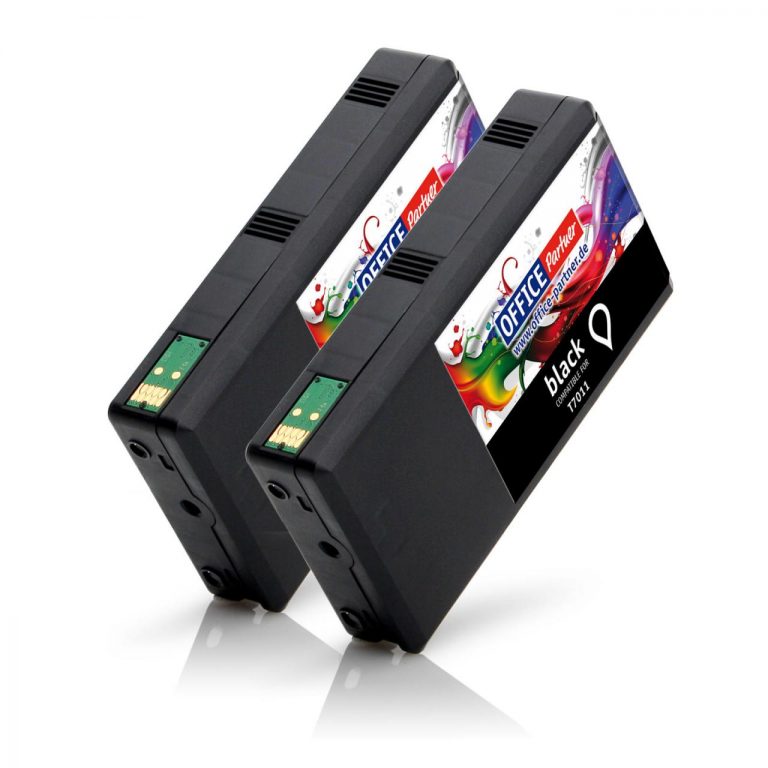 OFFICE-Partner Premium Tinte alternativ zu Epson T7011 BK - 2er Set (schwarz)