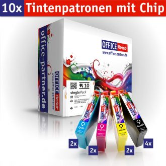 OFFICE-Partner Premium Tinte alternativ zu Epson T1816 - 10er Set