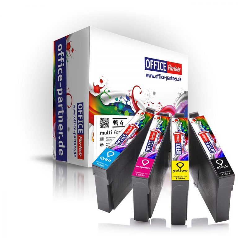 OFFICE-Partner Premium Tinte alternativ zu Epson T2991-94 29XL - 4er Set