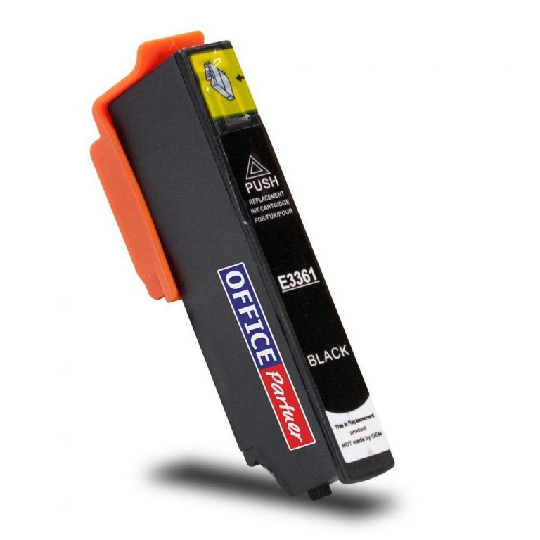 OFFICE-Partner Premium Tinte alternativ zu Epson T3361 / 33XL PBK - fotoschwarz