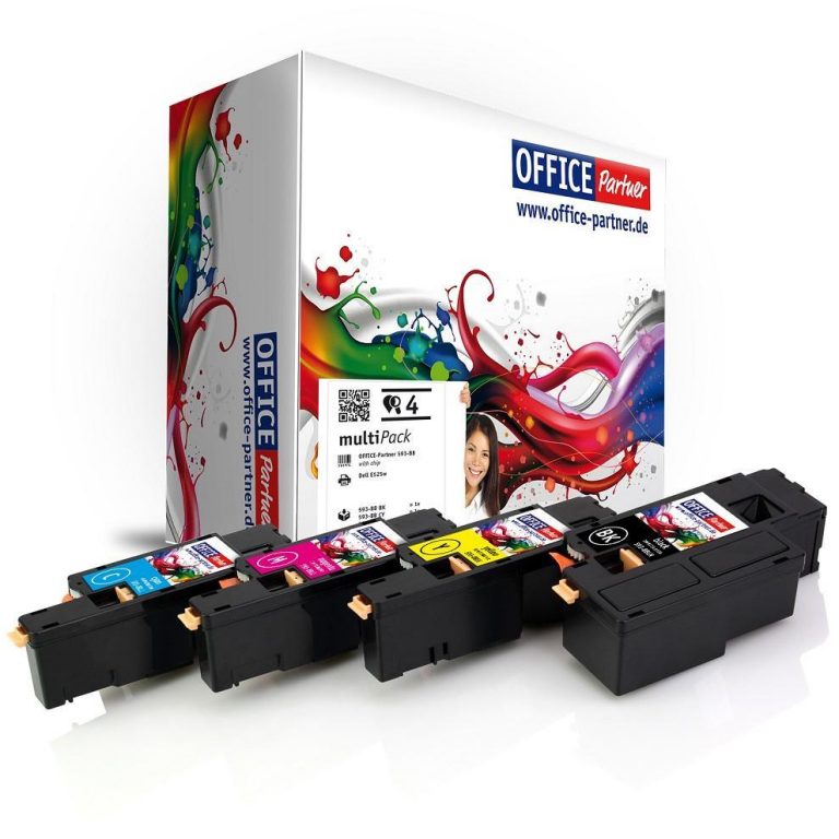 OFFICE-Partner Premium Toner alternativ zu Dell E525W - 4er Set