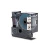 OFFICE-Partner Schriftband D1 alternativ zu Dymo 45803 Schriftband D1 - Schwarz auf Weiß (19mm x 7m)