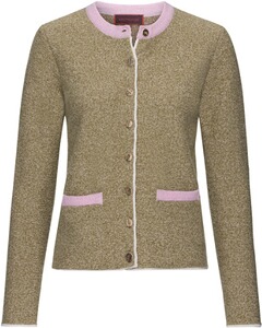 Linksstrickjacke mit Taschen