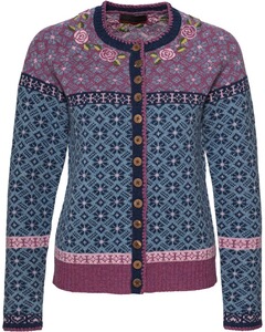 Jacquard-Strickjacke