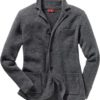 Strickjacke im Sakko-Stil