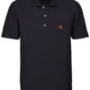 Poloshirt mit Hirsch-Stickerei