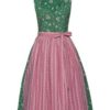 Midi Dirndl mit Carreausschnitt