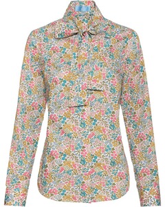 Liberty-Bluse mit Blumenmuster