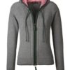 Strickjacke mit Kapuze