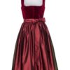 Midi Dirndl mit Samt-Mieder 1 Midi Dirndl mit Samt-Mieder
