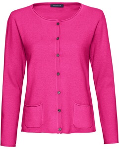 Rundhals-Cardigan aus Cashmere