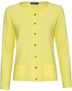 Rundhals-Cardigan aus Cashmere