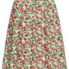 Baumwollrock mit Erdbeeren