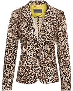 Blazer mit Leoparden-Print