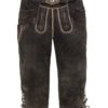 Kniebund-Lederhose Herwald mit Gürtel